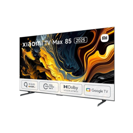 Xiaomi TV Max 85 2025 - تلفزيون ذكي 85 بوصة بدقة 4K مع Dolby Vision | أسود