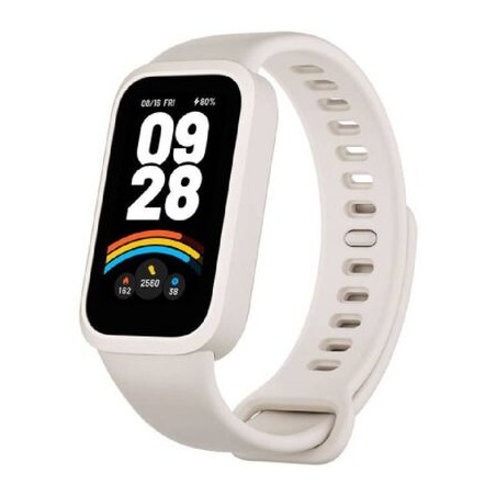 Xiaomi Smart Band 9 Active Beige White – 50 Sport Modes & 18-Day Battery