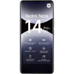 Redmi Note 14 Pro+ 5G 12+256GB Midnight Black – Premium Performance & Sleek Design