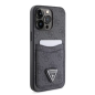 GUESS HC DOUBLE CARD TRIANGE BLACK IP15 PRO MAX GUESS HC DOUBLE CARD TRIANGE BLACK IP15 PRO MAX