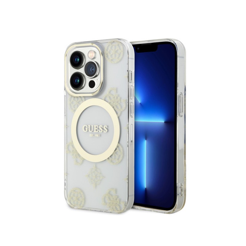 GUESS HC MAGSAFE IMLGLITTER GOLDTRANSPARENT IP13 GUESS HC MAGSAFE IMLGLITTER GOLDTRANSPARENT IP13