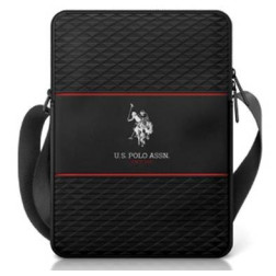 USPA TABLET BAG 8 STRIPEDH BLACK