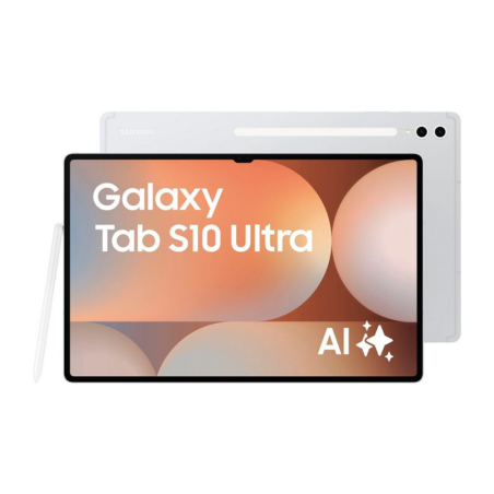 Tab S10 Ultra 5G 12+512 جيجابايت بلون البلاتينيوم الفضي – أداء متميز وأناقة | سامسونج