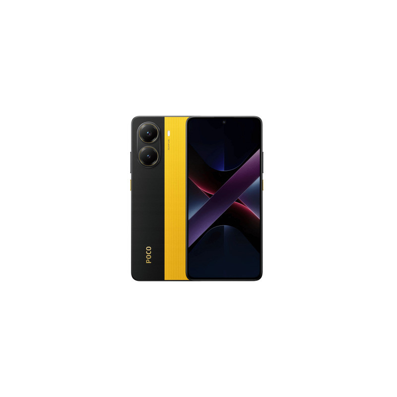 POCO X7 Pro أصفر – 12GB RAM، سعة 512GB، شاشة AMOLED 120Hz، شحن سريع 67 واط